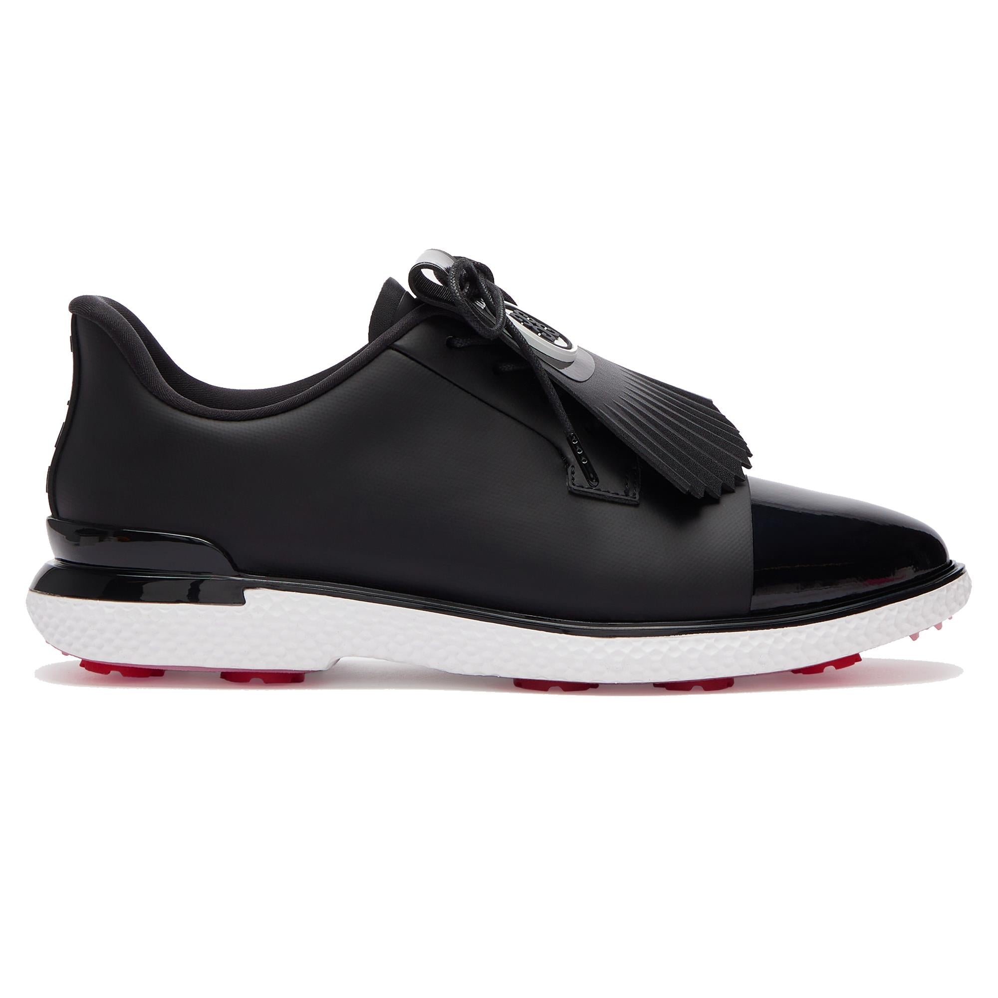G/FORE Gallivan2r Side Stripe Kiltie Ladies Golf Shoes Onyx